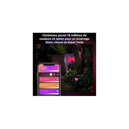 Luminaire PHILIPS HUE W&C IMPRESS basse tension Noir