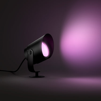 Luminaire PHILIPS HUE W&C LILY 15W Noir Ext