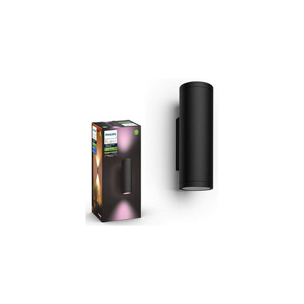Applique murale PHILIPS HUE W&C APPEAR 8W ronde Noir