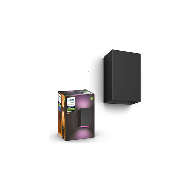 Luminaire PHILIPS HUE W&C RESONATE 8W carré Noir