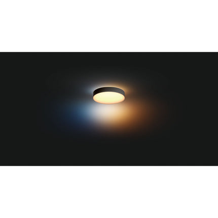 Plafonnier PHILIPS HUE White Ambiance Enrave M noir