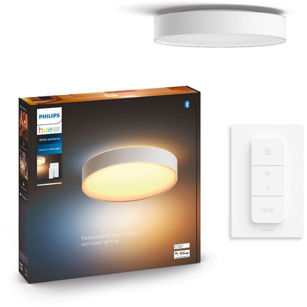 Plafonnier PHILIPS HUE White Ambiance Enrave L blanc