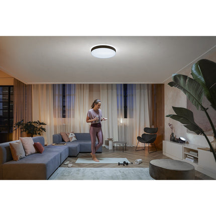 Plafonnier PHILIPS HUE White Ambiance Enrave XL noir