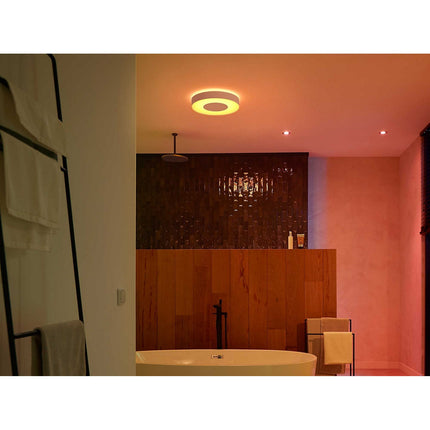 Plafonnier PHILIPS HUE W&C XAMENTO IP44 Moyen Blanc