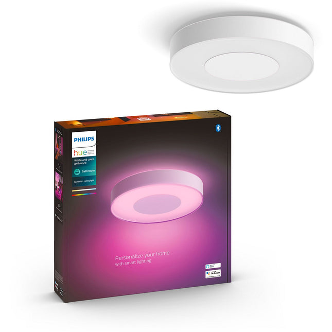Plafonnier PHILIPS HUE W&C XAMENTO IP44 Blanc