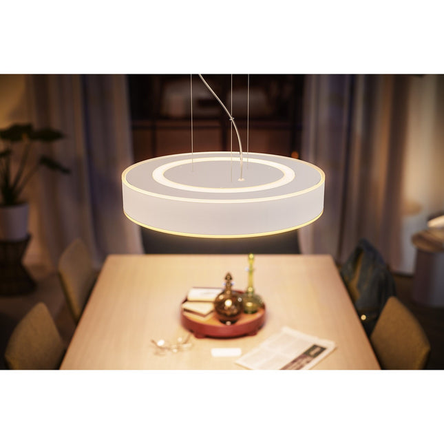 Lampe connectée PHILIPS HUE White Ambiance ENRAVE Blanc