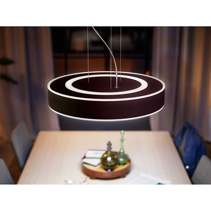 Lampe connectée PHILIPS HUE White Ambiance ENRAVE Noir