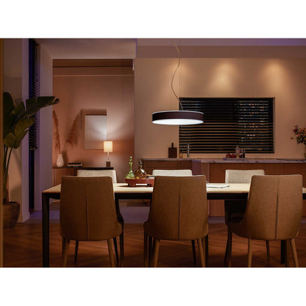 Lampe connectée PHILIPS HUE White Ambiance ENRAVE Noir