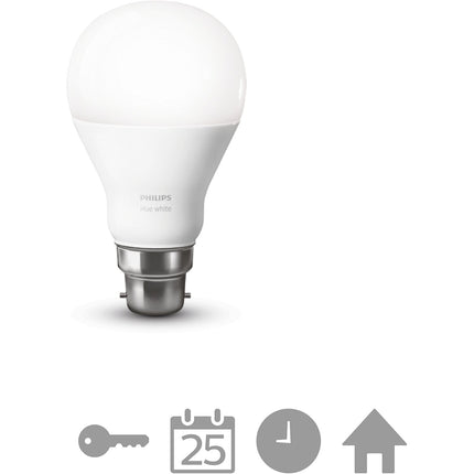 Ampoule LED connectée PHILIPS B22 Hue white