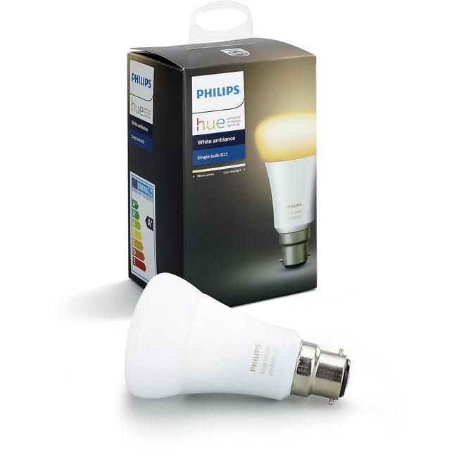 Ampoule LED connectée PHILIPS B22 Hue White & ambiance