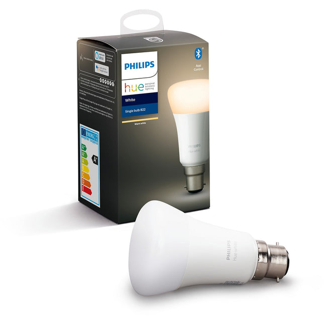 Ampoule LED connectée PHILIPS B22 Hue white