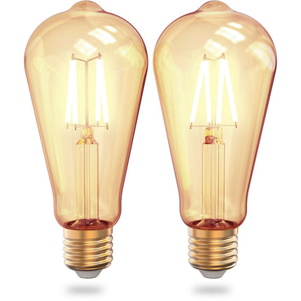 Ampoule LED connectée INNR Vintage Filament Edison Wifi E27 x2