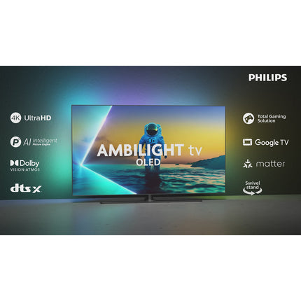 TV OLED PHILIPS 55OLED850 (2025) 55" (139 cm) 4K - Ambilight, Google TV