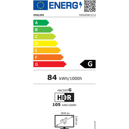 TV OLED PHILIPS 55OLED811 2026 ( 139 cm )