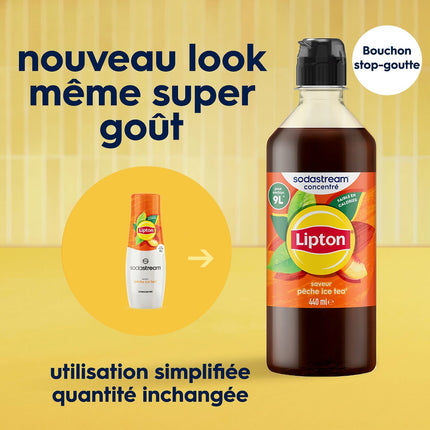 Concentré SODASTREAM Lipton Ice Tea Peche 440ml