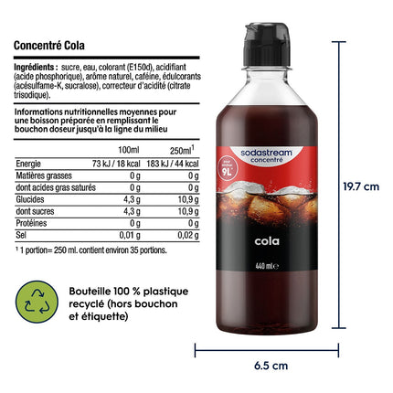 Concentré SODASTREAM COLA 440ml