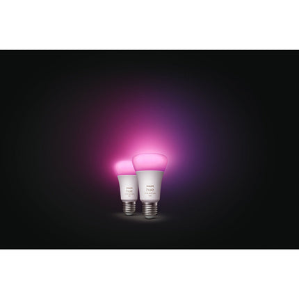 Ampoule LED connectée PHILIPS HUE W&C E27 75W x2