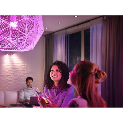 Ampoule LED connectée PHILIPS HUE W&C B22 6.5W x2