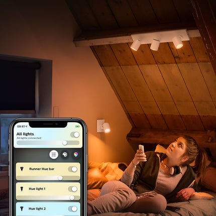 Luminaire PHILIPS HUE White Ambiance RUNNER Blanc+tlc