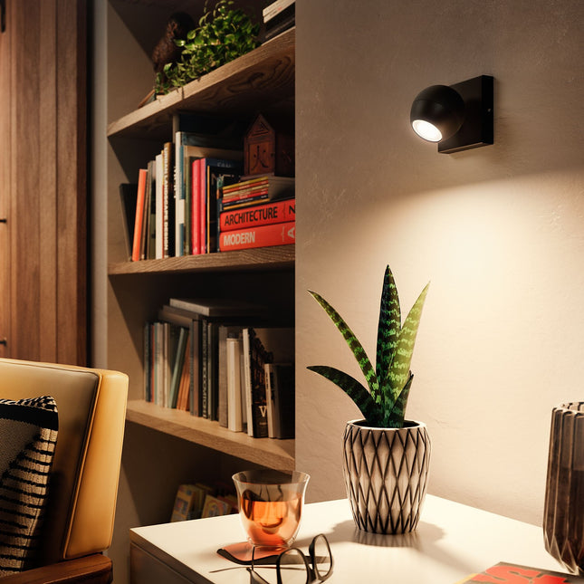 Luminaire PHILIPS HUE White Ambiance BUCKRAM Noir