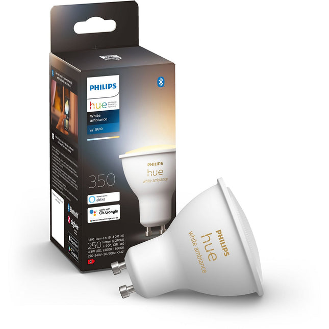 Ampoule LED connectée PHILIPS HUE White Ambiance GU10