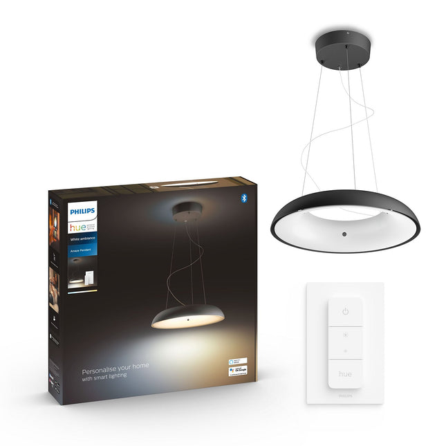 Suspension PHILIPS HUE White Ambiance AMAZE Noir+tlc