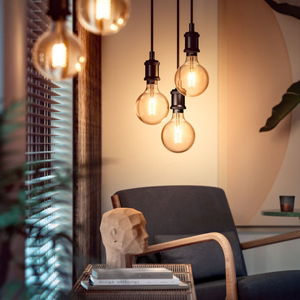 Ampoule LED connectée PHILIPS HUE White E27 9W Giant Filament Globe