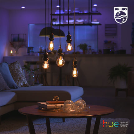 Ampoule LED connectée PHILIPS HUE White E27 9W Giant Filament Edison