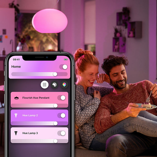Suspension PHILIPS HUE W&C FLOURISH 31W Blanc
