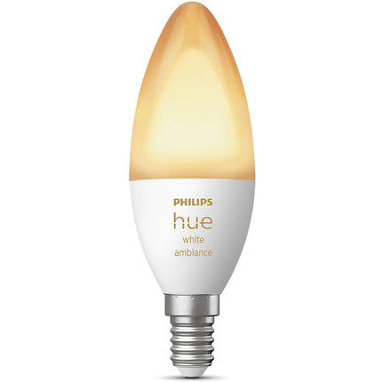 Ampoule LED connectée PHILIPS HUE White Ambiance E14