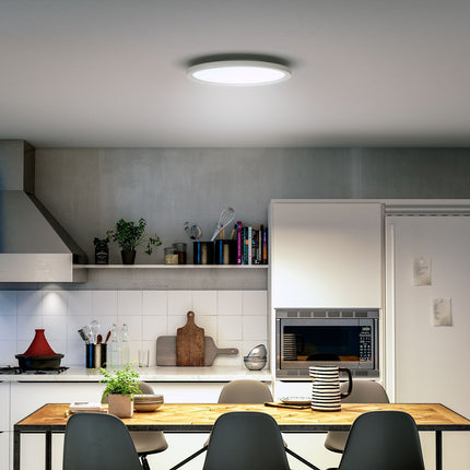 Panneaux lumineux PHILIPS HUE White Ambiance AURELLE rond Bl.+tlc