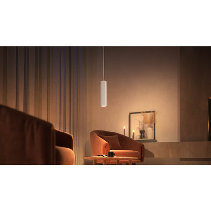 Luminaire PHILIPS HUE W&C Perifo cylindrique Blanche