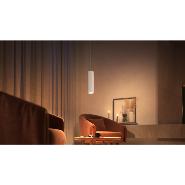 Luminaire PHILIPS HUE W&C Perifo cylindrique Blanche