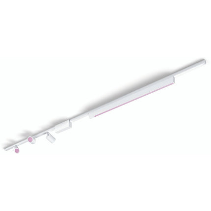 Plafonnier PHILIPS HUE W&C Perifo 3 spots+1 barre blanc