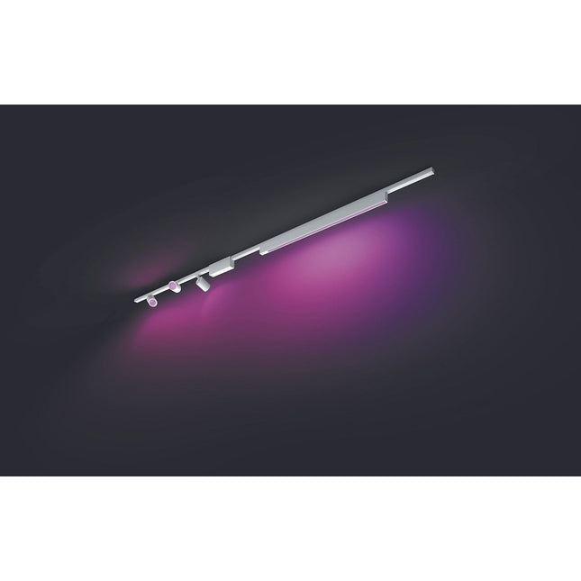 Plafonnier PHILIPS HUE W&C Perifo 3 spots+1 barre blanc