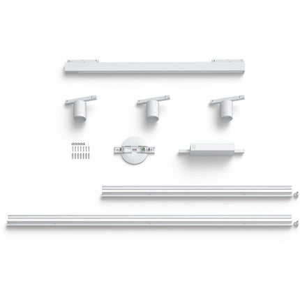 Plafonnier PHILIPS HUE W&C Perifo 3 spots+1 barre blanc
