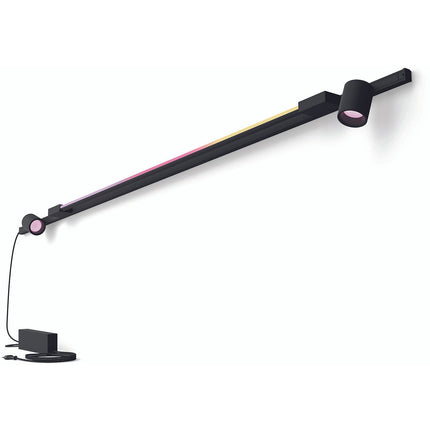Luminaire PHILIPS HUE W&C Perifo 2 spots+1 barre noir
