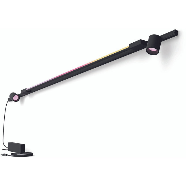 Luminaire PHILIPS HUE W&C Perifo 2 spots+1 barre noir