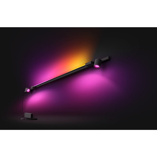 Luminaire PHILIPS HUE W&C Perifo 2 spots+1 barre noir