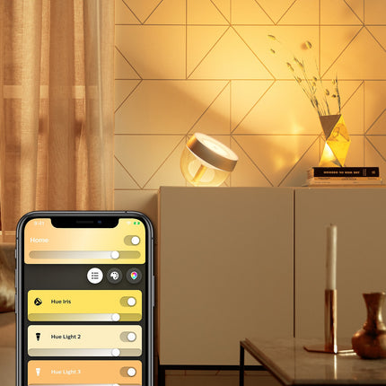 Lampe connectée PHILIPS HUE W&C Iris gold Ed. spéciale