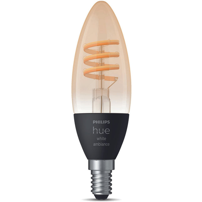Ampoule LED connectée PHILIPS HUE WA E14 4.9W Filament