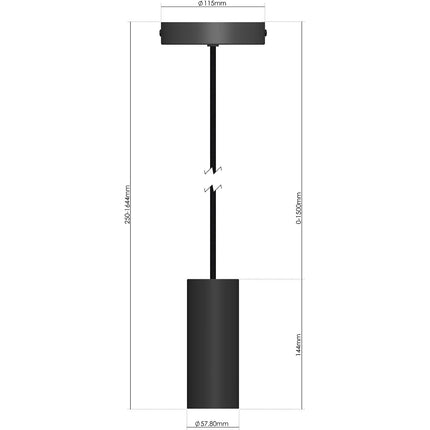 Luminaire PHILIPS HUE Deco corde E27 Noir
