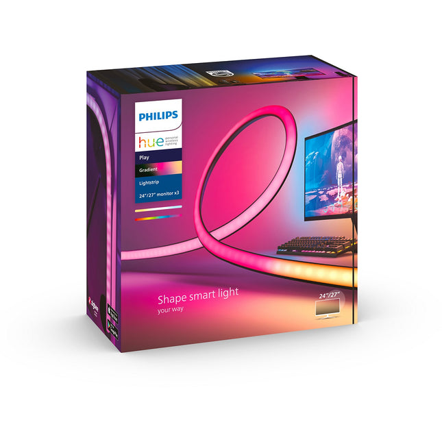 Bandeau LED PHILIPS HUE W&C Play gradient PC 24 27'' x3