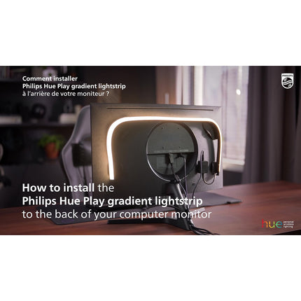 Bandeau LED PHILIPS HUE W&C Play gradient PC 24 27'' x3