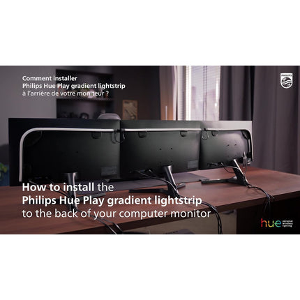 Bandeau LED PHILIPS HUE W&C Play gradient PC 32 34'' Kit