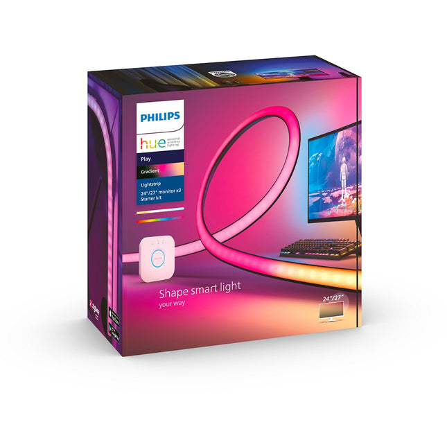 Bandeau LED PHILIPS HUE W&C Play gradient PC 24 27''x3 Kit