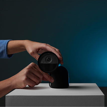 Socle pour caméra PHILIPS HUE Secure de table noir cam interieure