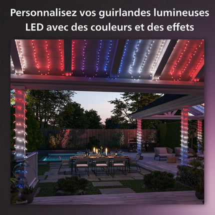Guirlande lumineuse PHILIPS HUE Lumineuse Festavia W&C 250 Leds