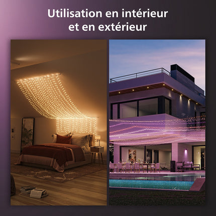 Guirlande lumineuse PHILIPS HUE W&C 500 Leds Festavia