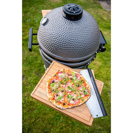 Kamado GRILL GURU GGO221 Original Large Basic gris sur chariot 47 cm